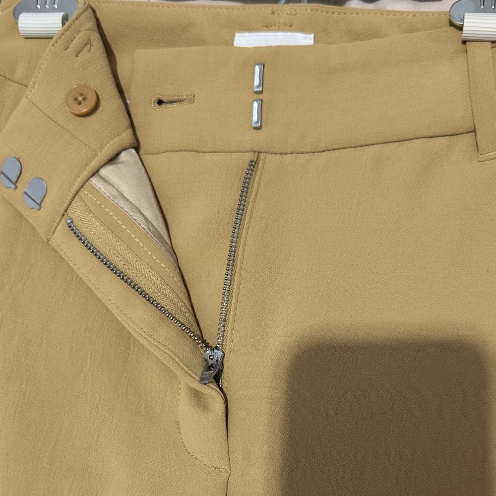Aritzia Mustard Ankle Cropped Pants - Picture 5 of 8